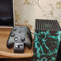 xbox series x (دو دسته، کیف، استند شارژی)|کنسول، بازی ویدئویی و آنلاین|کرج, شاهین‌ویلا|دیوار