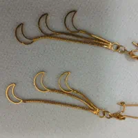 گوشواره طرح ماه