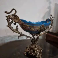 ظرف چینی برنز انتیک