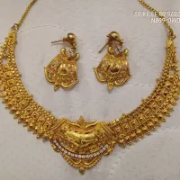 نیم ست طرح طلا هندی