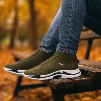 کفش ساقدار مردانه زیتونی مدل EMTO|کیف، کفش، کمربند|گرگان, |دیوار