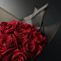 دسته گل رز ربانی جاویدان