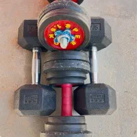 دمبل ۷/۵ ماکسول و ۱۲ متغییر، همه با هم|تجهیزات ورزشی|شیراز, گلشن|دیوار