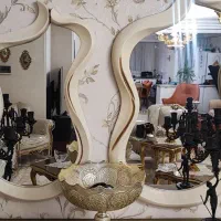آینه و کنسول تمام چوب کاملا سالم و در حد نو|بوفه، ویترین، کنسول|تهران, باغ فیض|دیوار