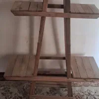 پایه گل چوبی