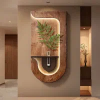 شلف و آینه مینیمال مدل F۰۲ (چیدمان کالا)