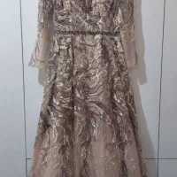 پیراهن مجلسی سنگ دوزی شده نو