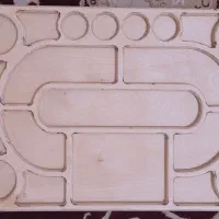 تولید سینی مزه چوبی وآجیل خوری وشیرینی خوری لاکچری|ظروف سرو و پذیرایی|بافق, |دیوار