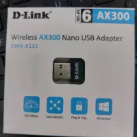 دانگل وای‌فای بی‌سیم USB AX300 دی لینک مدلDWA-X131|مودم و تجهیزات شبکه|خمینی‌شهر, |دیوار