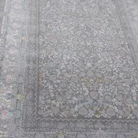 فرش 9 متری گل برجسته ابریشم نو نو استفاده نشده|فرش|قم, دروازه چوبی|دیوار