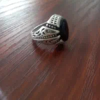 انگشتر عقیق سیاه