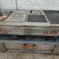 ۳عددفر ساندویچی فر پیتزا تاپینگ سرخ کن فست فود