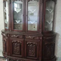 بوفه ویترین دوتیکه چهارکشو شیک