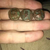 سه عدد سکه مسی کلسیونی قدیمی کمیاب