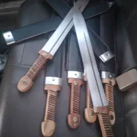 چاقو غلاف ۶۰ سانتی همراه غلاف چرمی شکار