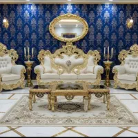 ۷نفره/مبلمان/مبل/راحتی/سلطنتی|مبلمان خانگی و میز عسلی|خمینیشهر, |دیوار