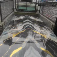 ماربل شیت مشکی طلایی 100به قیمت تولید.ترمووال چوبی