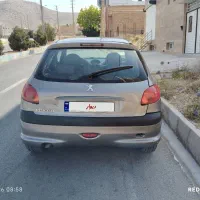 خودرو 206کامل رنگ بدون ضربه شاسی