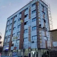 طراحی و اجرای نما کامپوزیت وسقف شیروانی آلاچیق صمد