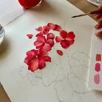 آموزش خصوصی آبرنگ و سیاه قلم