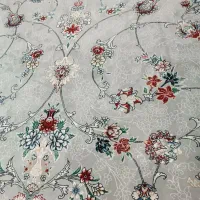 فرش 12 متری طوسی  ۷۰۰ شانه نخی