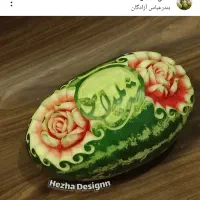 حکاکی و میوه آرایی برای یلدا و مجالس عروسی .|خدمات پذیرایی، مراسم|بندرعباس, |دیوار