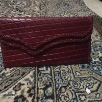 کیف دستی چرم طبیعی تمساح کار دست