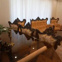 مبلمان ۹نفره سلطنتی همراه با میز غذاخوری|مبلمان خانگی و میز عسلی|قروه, |دیوار