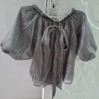 شومیز طوسی زنانه