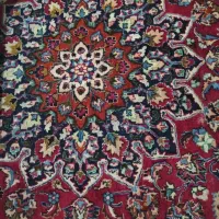 فروش دو تخته فرش ماشینی قرمز شش متری کاملا سالم|فرش|رشت, حمیدیان|دیوار