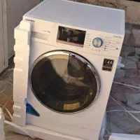 ماشین لباسشویی پاکشوما در حد نو ۹ کیلویی