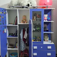 تخت و کمد نوجوان ام دی اف|تخت و صندلی بچه|خان ببین, |دیوار