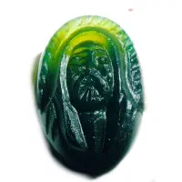 عقیق سبز طرح شمایل هنر دست