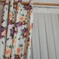 ۳تا پرده اتاق خواب به همراه میل پرده