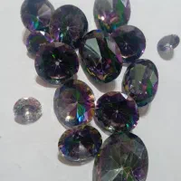 نگین توپاز هفت رنگ تایلندی|جواهرات|سنندج, |دیوار