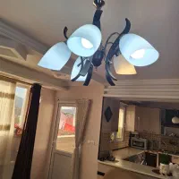 لوستر ۵ شاخه ای|لوستر و چراغ آویز|شیراز, دینکان|دیوار