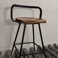 صندلی پشتی دار نشیمن چوب، کفی جوب گردو، صندلی اپن|صندلی و نیمکت|چهاردانگه (تهران), |دیوار