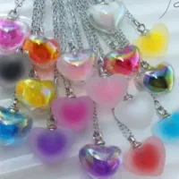 گردنبند قلبی با زنجیر استیل