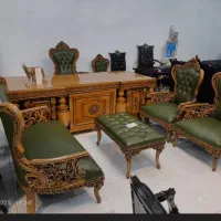 مبلمان اداری  قاجار میز قاجاری