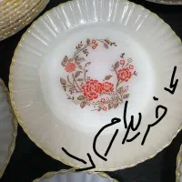 ظروف گل قرمز یا آبی|ظروف سرو و پذیرایی|اهواز, آسیاباد|دیوار