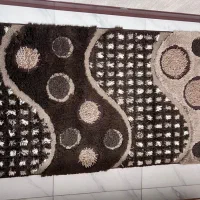 گلیم قهوایی نسکافه ایی