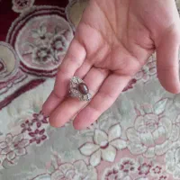 انگشتر نقره و گردنبد|جواهرات|بیجار, |دیوار