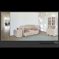 تخت نوجوان از برند کم جا چوب