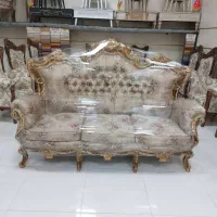 مبل سلطنتی دو سر گل کلاف درشت سفارشی|مبلمان خانگی و میز عسلی|قزوین, |دیوار