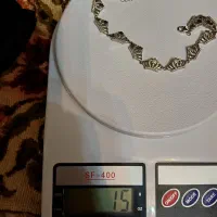 دستبند نقره نماد تاج