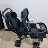 کالسکه نوزاد دوقلویی|کالسکه و لوازم جانبی|اهواز, گلستان|دیوار