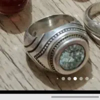 انگشتر نقره مردانه موزانایت
