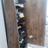 جاکفشی آینه دارچوبی سالم|جاکفشی، کمد، دراور|فولادشهر, B6|دیوار