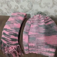 شال گردن کلاه دست بافت