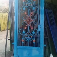 درب آهنی ورودی منزل حیاط پارکینگ|مصالح و تجهیزات ساختمان|اردبیل, |دیوار